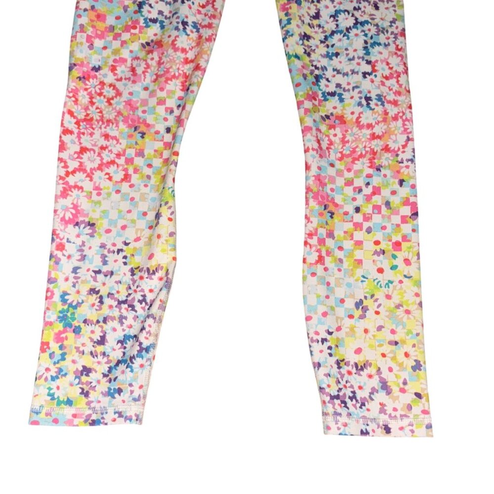Fabletics Define PowerHold High-Waisted 7/8 Legging-Patchwork Daisy-XXS (0-2)-GU - Picture 4 of 7
